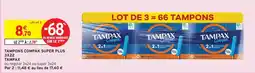 Intermarché Drive TAMPAX Tampons compak super plus offre