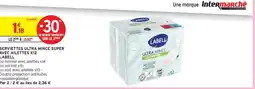 Intermarché Drive LABELL serviettes ultra mince super avec ailettes x12 offre
