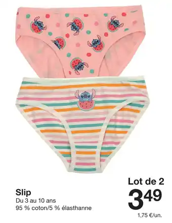 Zeeman Slip offre