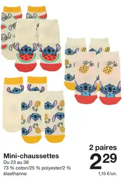 Zeeman Mini-chaussettes offre