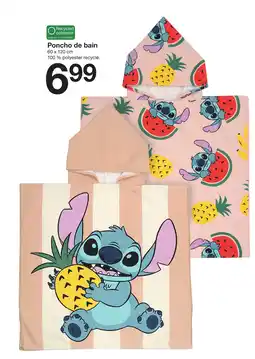 Zeeman Poncho de bain 60 x 120 cm offre