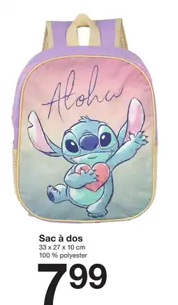 Zeeman Sac à dos offre