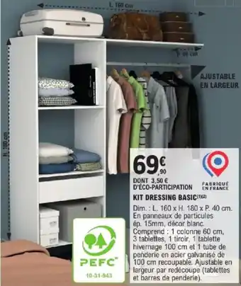 E.Leclerc Brico Kit dressing basic offre