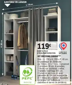 E.Leclerc Brico Kit dressing corido offre
