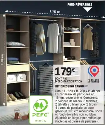 E.Leclerc Brico Kit dressing tango offre
