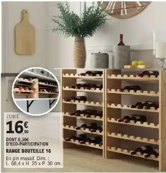 E.Leclerc Brico Range bouteille 16 offre