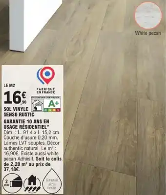 E.Leclerc Brico Sol vinyle senso rustic offre