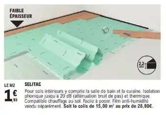 E.Leclerc Brico Selitac offre