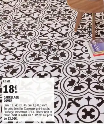 E.Leclerc Brico Carrelage dover offre