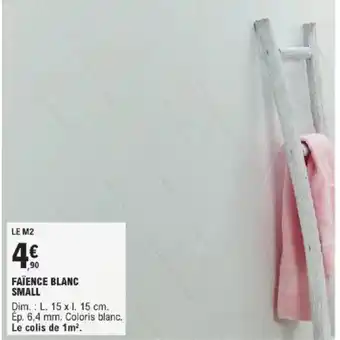 E.Leclerc Brico Faïence blanc small offre
