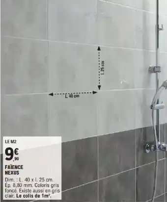 E.Leclerc Brico Faïence nexus offre