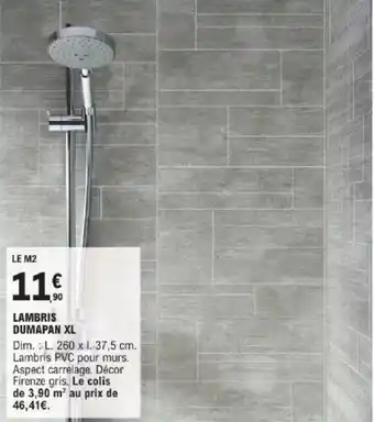 E.Leclerc Brico Lambris dumapan xl offre