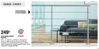 E.Leclerc Brico Pack garde corps prestio offre