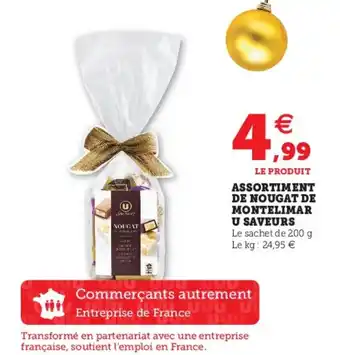 Hyper U Assortiment de Nougat de Montelimar offre
