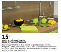 E.Leclerc Brico Profil d'etancheite concave offre