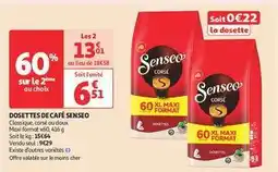 Auchan Dosettes De Café Senseo offre