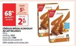 Auchan Céréales Special K Chocolat Au Lait Kellogg's offre