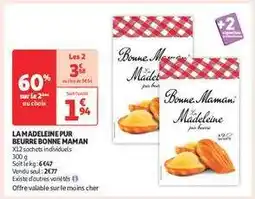 Auchan LA MADELEINE PUR BEURRE BONNE MAMAN offre