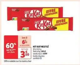 Auchan Kit Kat Nestlé offre
