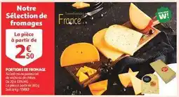 Auchan Notre Sélection de fromages offre