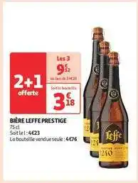 Auchan Bière Leffe Prestige offre