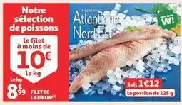Auchan Filet De Lieu Noir offre