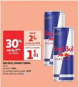 Auchan Red Bull Energy Drink offre