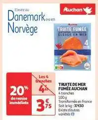 Auchan Truite De Mer Fumée Auchan offre
