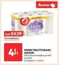 Auchan Papier Toilette Blanc Auchan offre