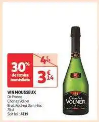 Auchan Vin Mousseux offre