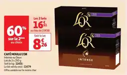 Auchan Café Moulu L'or offre
