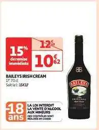 Auchan BAILEYS Irish Cream offre