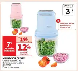 Auchan Mini Hachoir Qilive offre