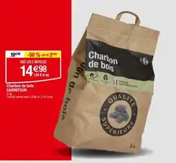 Carrefour Charbon de bois CARREFOUR offre