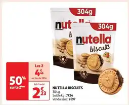 Auchan NUTELLA BISCUITS offre