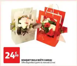 Auchan Bouquet Bulle + Boîte Cadeau offre
