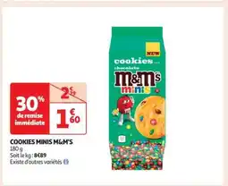Auchan COOKIES MINIS M&M'S offre