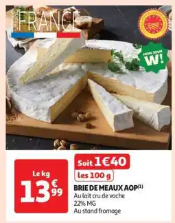 Auchan Brie De Meaux Aop offre