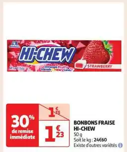 Auchan Bonbons Fraise Hi-Chew offre