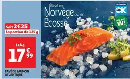 Auchan Pavé De Saumon Atlantique offre