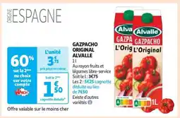 Auchan Gazpacho Original Alvalle offre