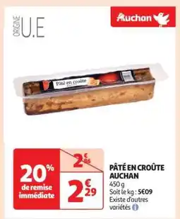 Auchan Pâté En Croûte Auchan offre