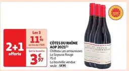 Auchan Côtes Du Rhône Aop 2021 offre