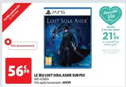 Auchan LE JEU LOST SOUL ASIDE SUR PS5 offre