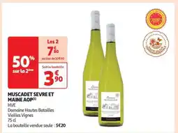 Auchan MUSCADET SEVRE ET MAINE AOP offre