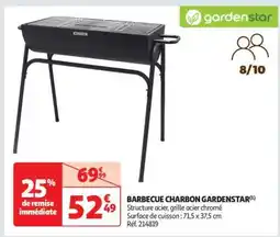 Auchan Barbecue Charbon Gardenstar offre