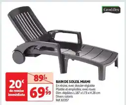Auchan Bain De Soleil Miami offre