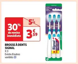 Auchan BROSSE À DENTS SIGNAL X 3 offre