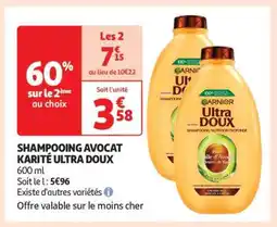 Auchan Shampooing Avocat Karité Ultra Doux offre