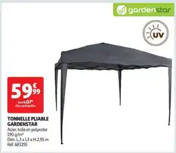 Auchan TONNELLE PLIABLE GARDENSTAR offre